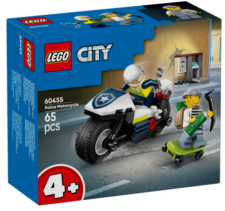 LEGO City 60455 Verfolgungsjagd mit dem Polizeimotorrad