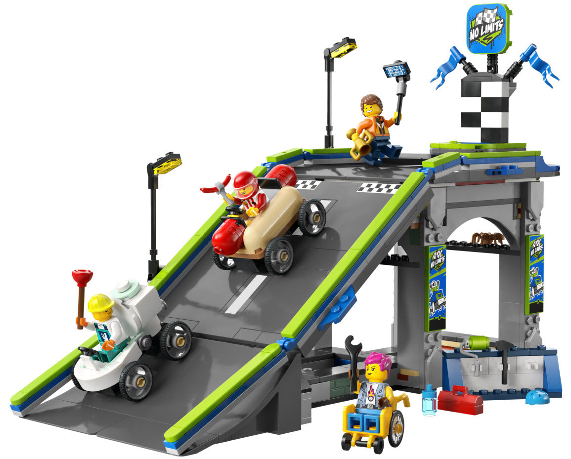 Inhalt: LEGO City 60460 Keine Limits: Seifenkistenrennen mit Rampe