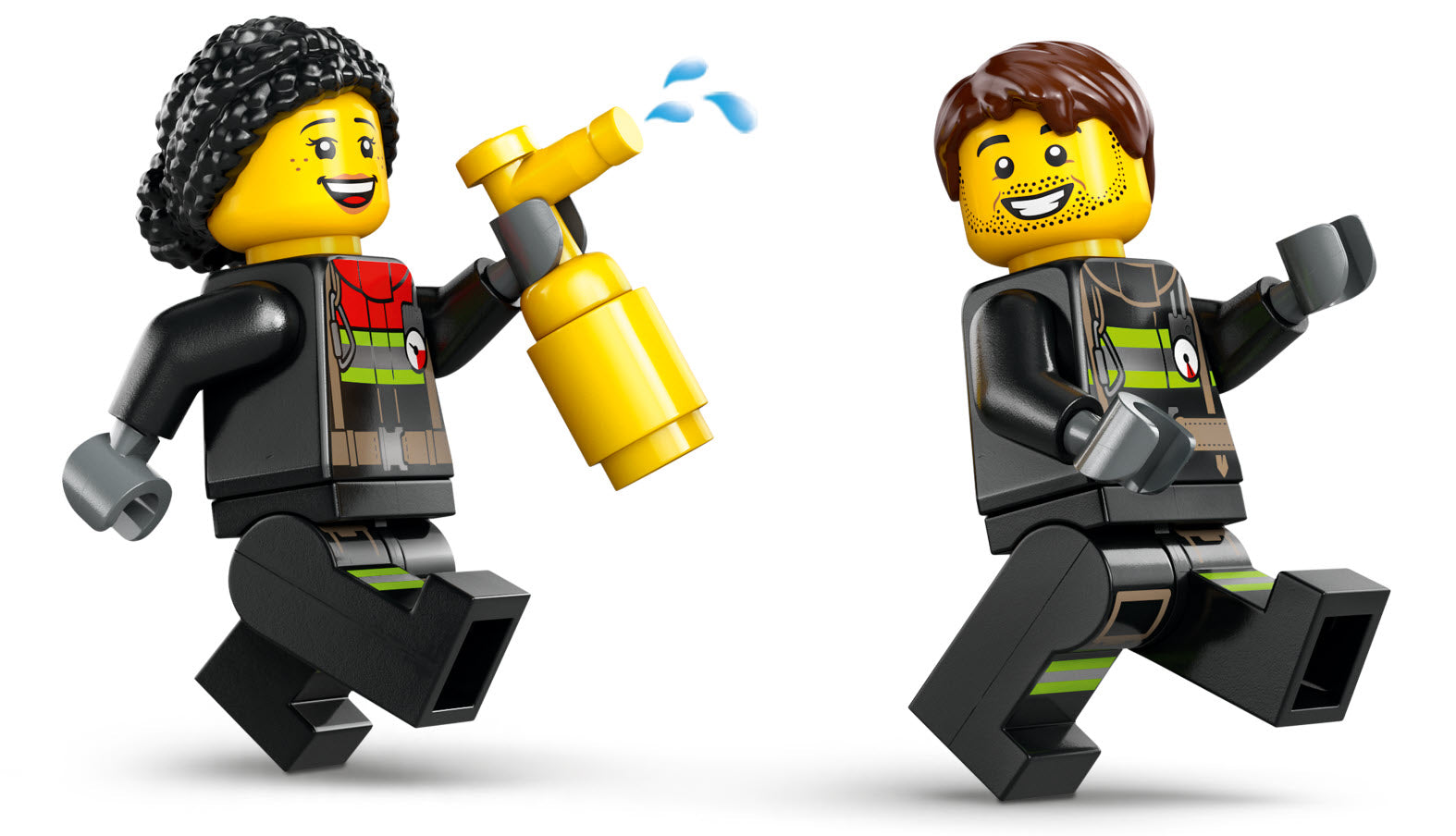Minifiguren: LEGO City 60463 Feuerwehrleiterfahrzeug