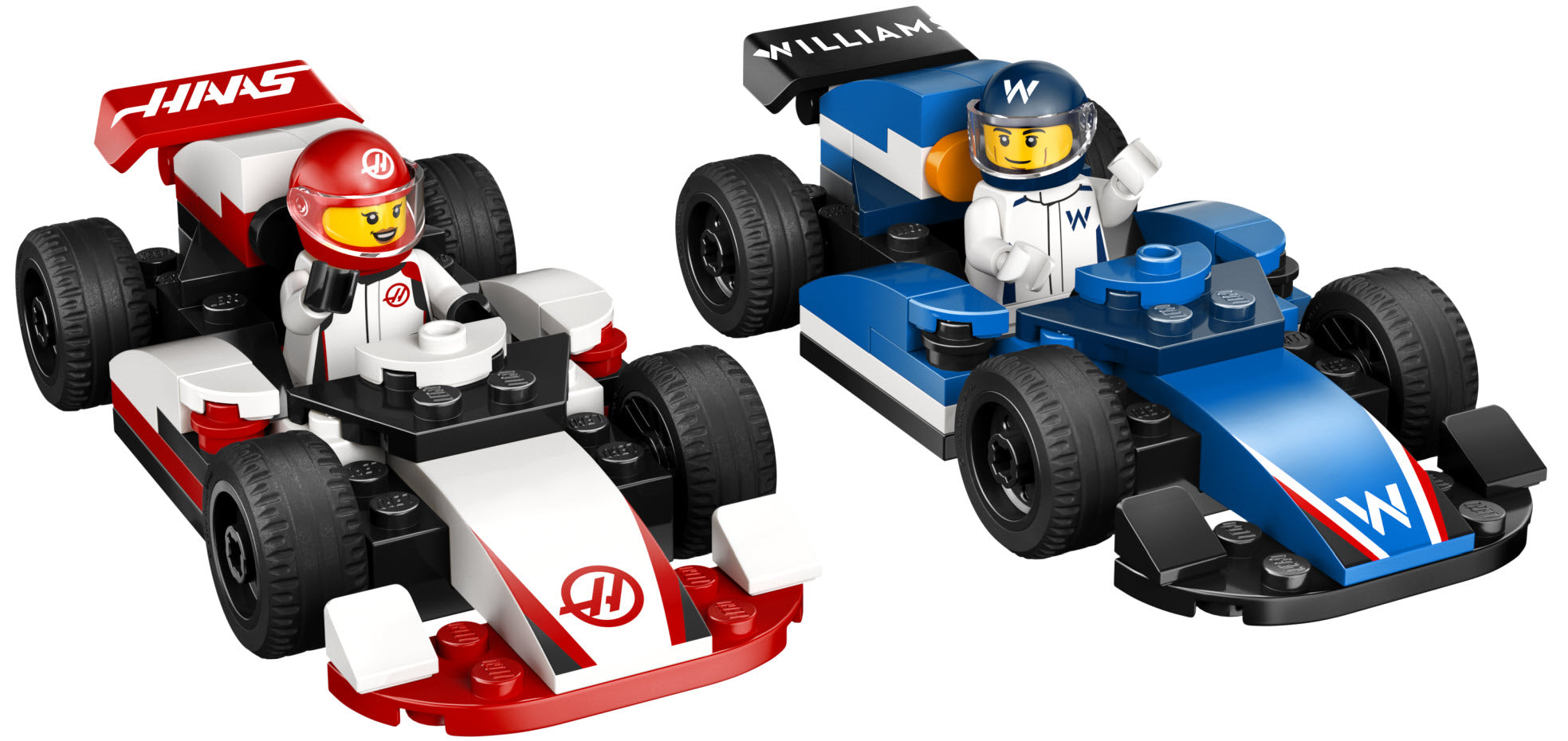 Inhalt: LEGO City 60464 F1 Williams Racing und Haas F1 Rennautos