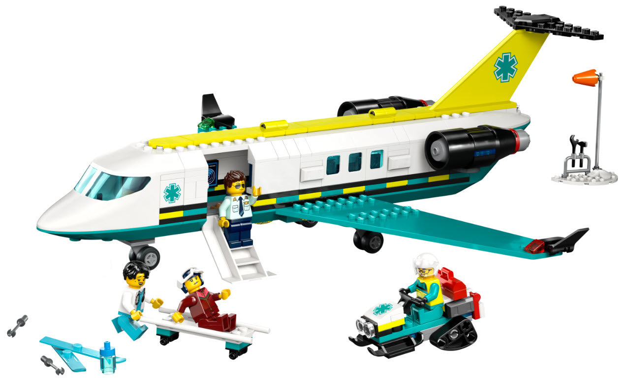 Inhalt: LEGO City 60465 Notfallrettungsflugzeug