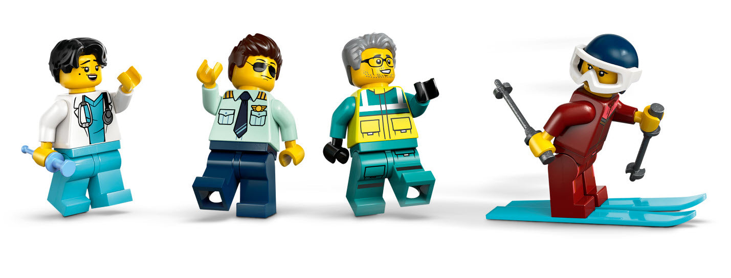 Minifiguren: LEGO City 60465 Notfallrettungsflugzeug
