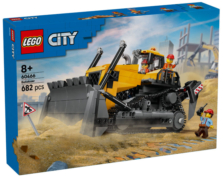 LEGO City 60466 Gelber Bulldozer