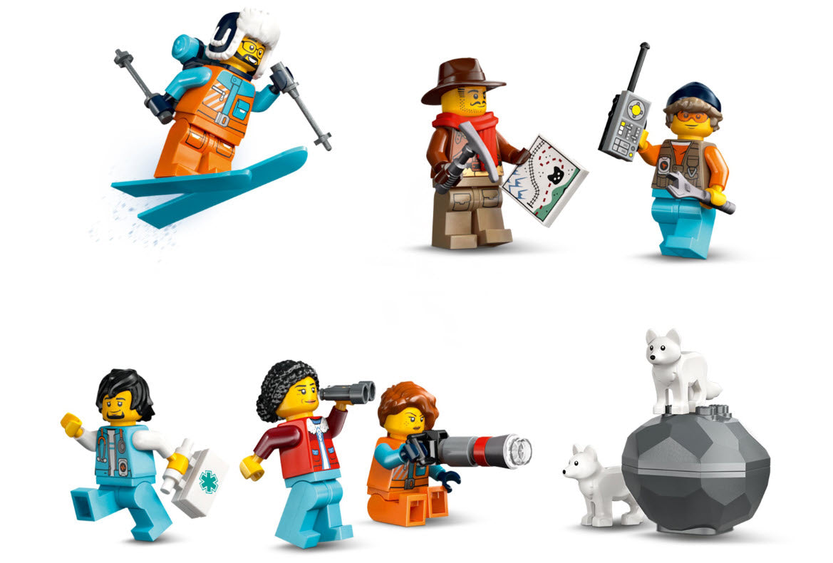 Minifiguren: LEGO City 60470 Arktis-Polarexpress