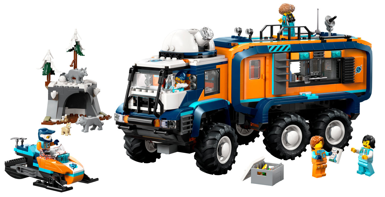 Inhalt: LEGO City 60471 Arktis-Truck mit Labor