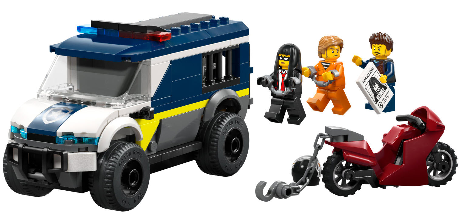 Inhalt: LEGO City 60479 Gefangenentransporter
