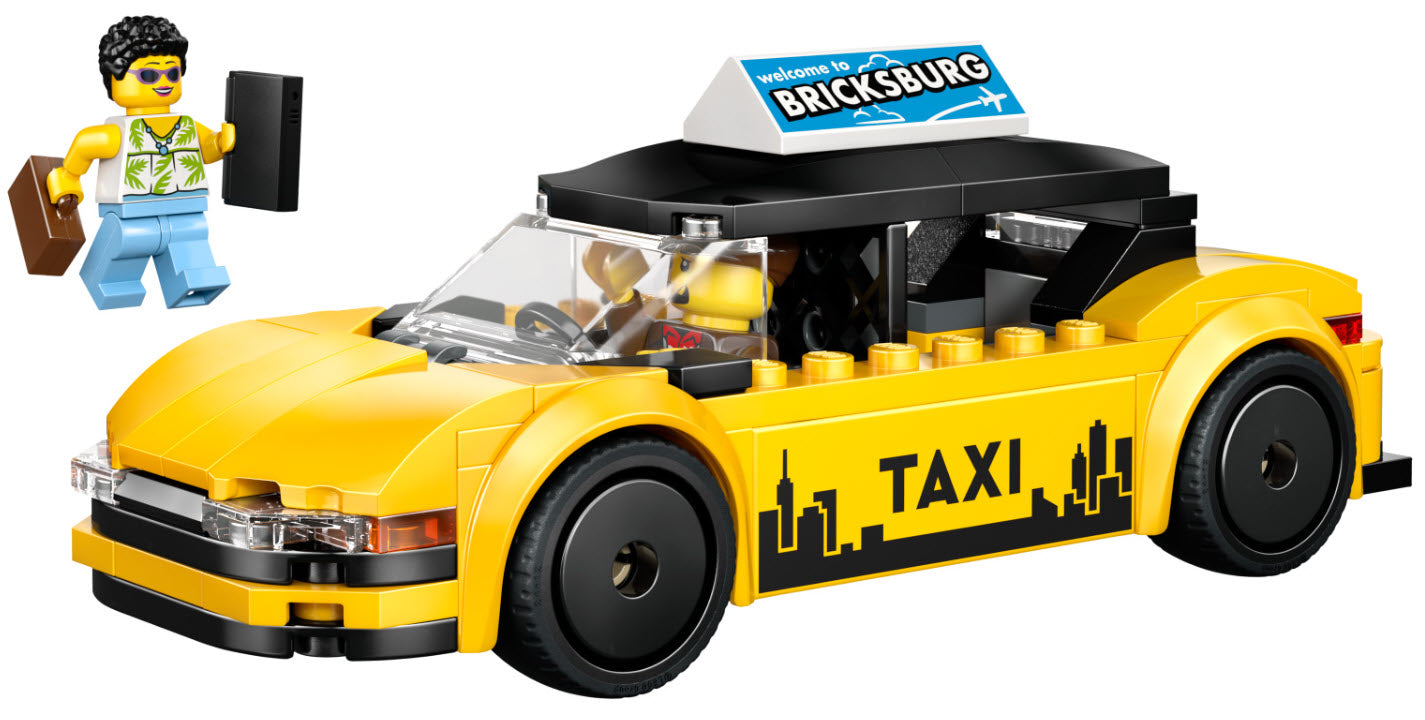 Inhalt: LEGO City 60487 Gelbes Taxi
