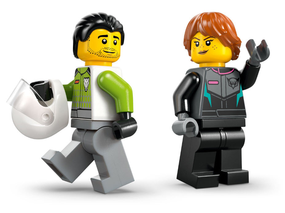 Minifiguren: LEGO City 60489 Düsenflieger vs. Rennauto