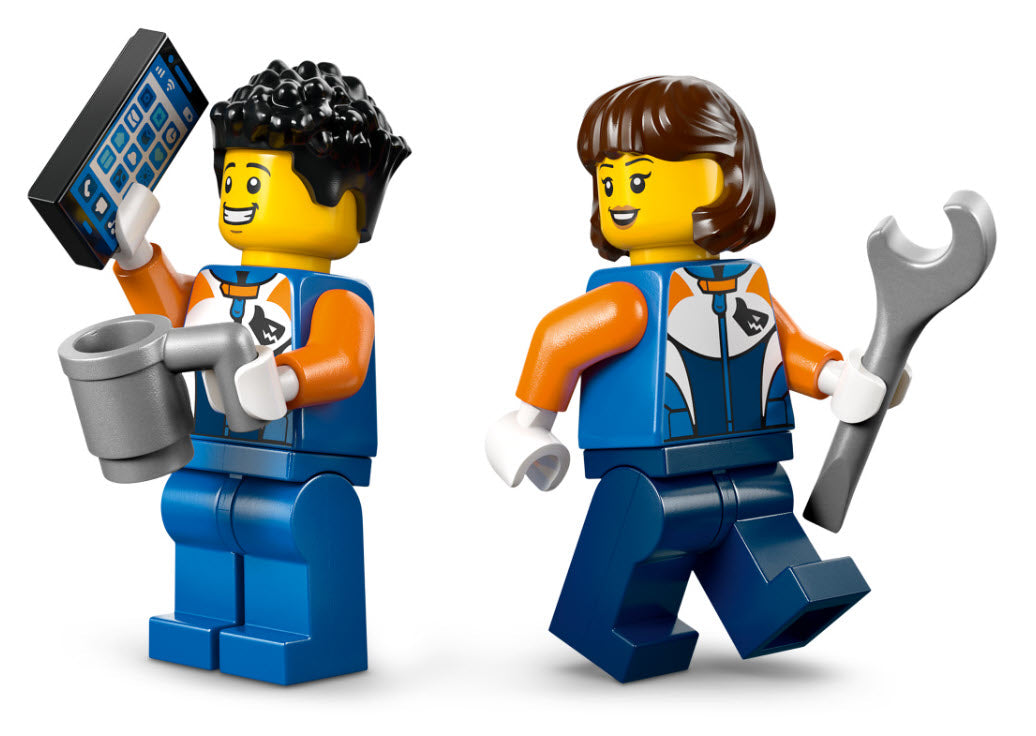 Minifiguren: LEGO City 60491 Motorradtransporter
