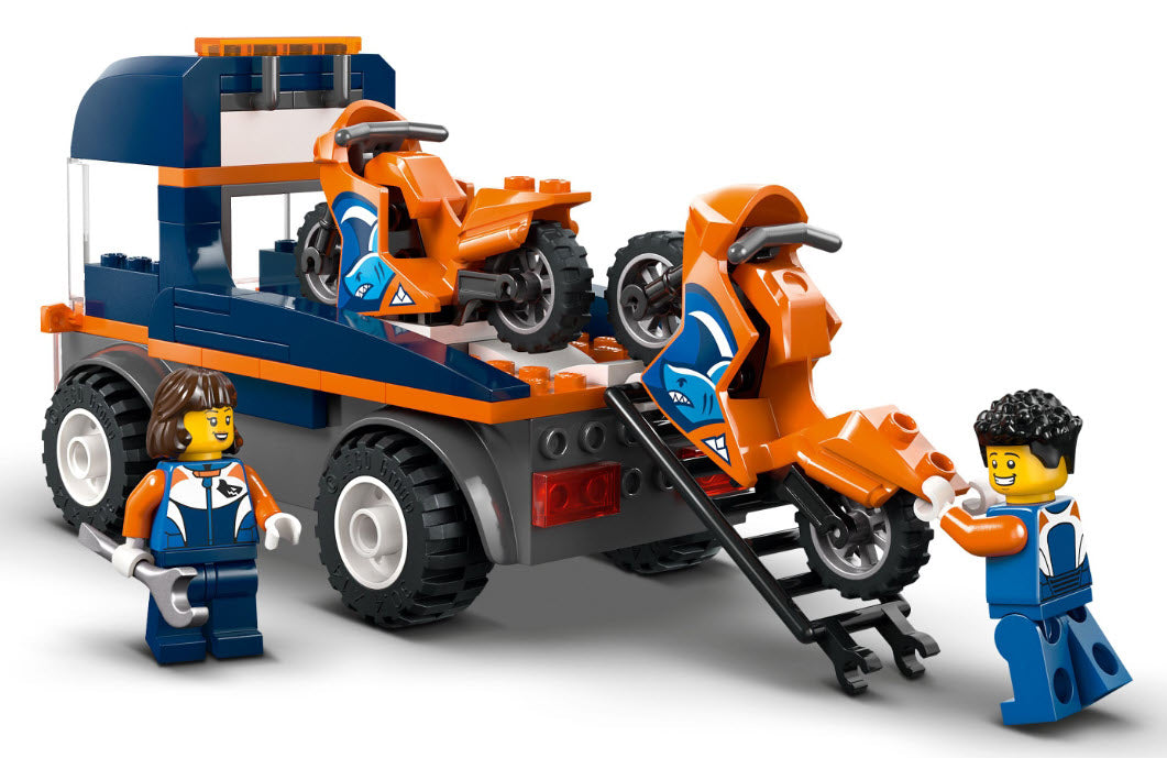 Detail 1: LEGO City 60491 Motorradtransporter