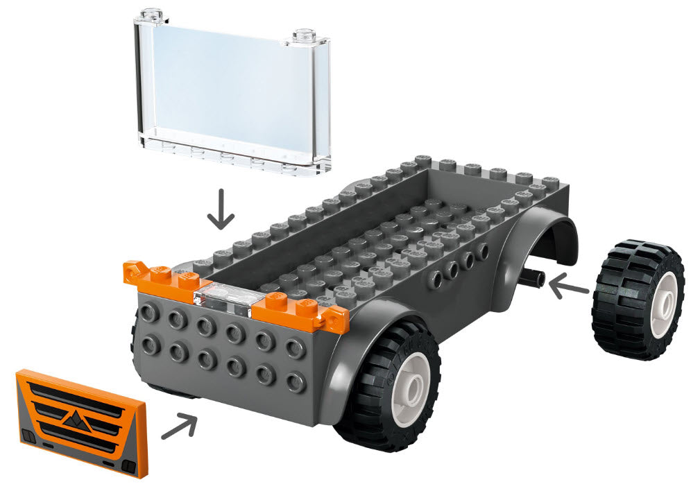 Detail 2: LEGO City 60491 Motorradtransporter