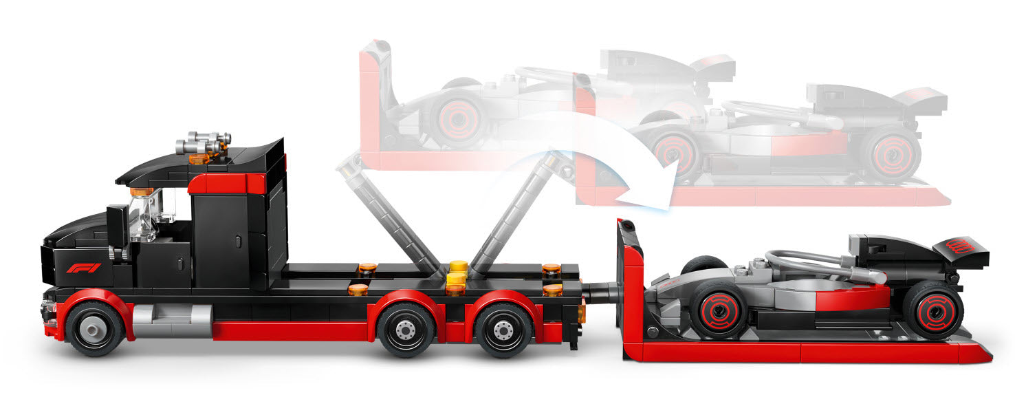 Detail 1: LEGO City 60493 F1 Truck mit Audi F1 Rennwagen