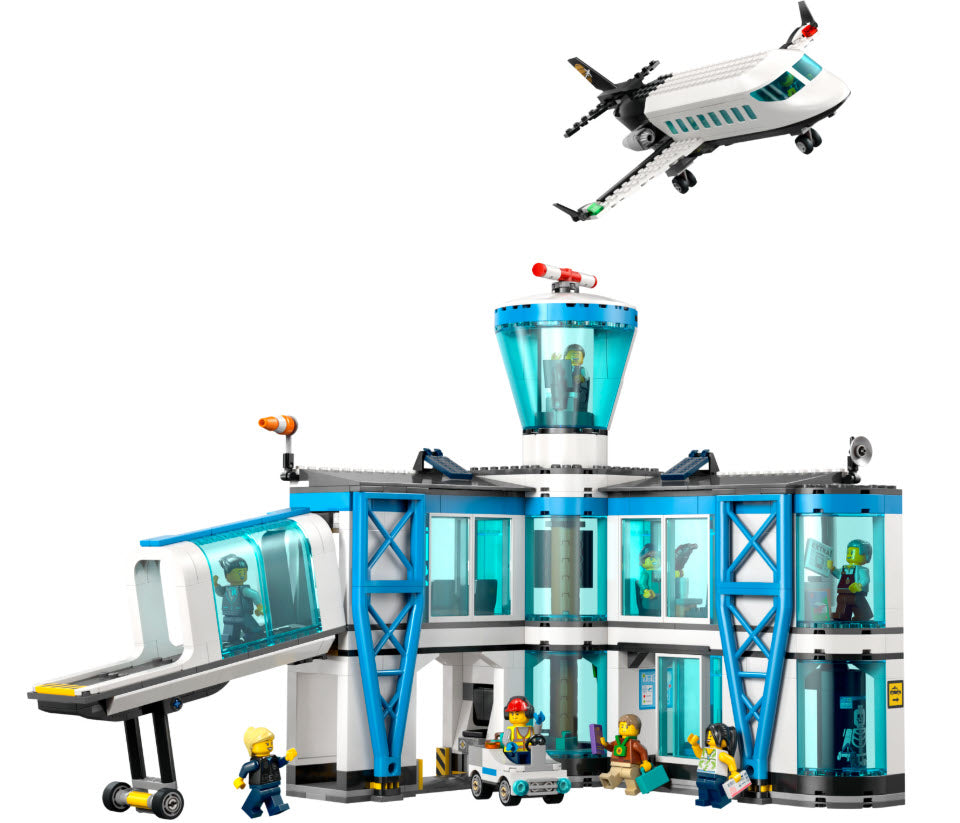 Inhalt: LEGO City 60502 Flughafen mit Flugzeug