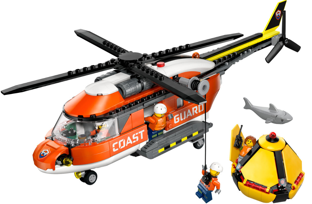 Inhalt: LEGO City 60503 Hubschrauber der Küstenwache
