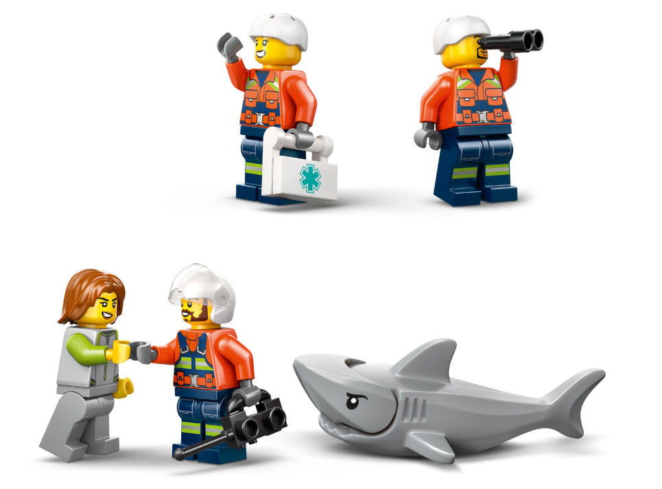 Minifiguren: LEGO City 60503 Hubschrauber der Küstenwache