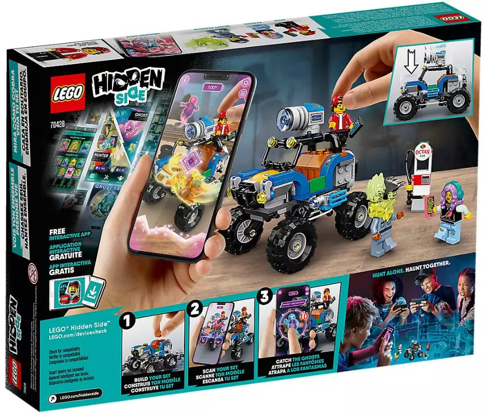 Box Rückansicht: LEGO Hidden Side 70428 Jacks Strandbuggy