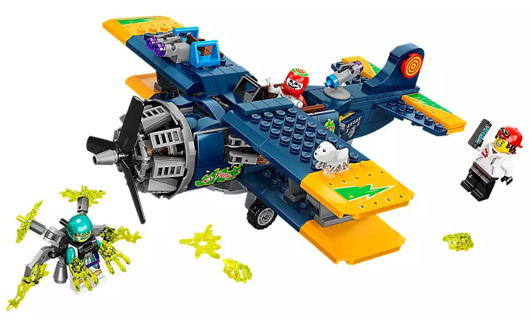 Inhalt: LEGO Hidden Side 70429 El Fuegos Stunt-Flugzeug