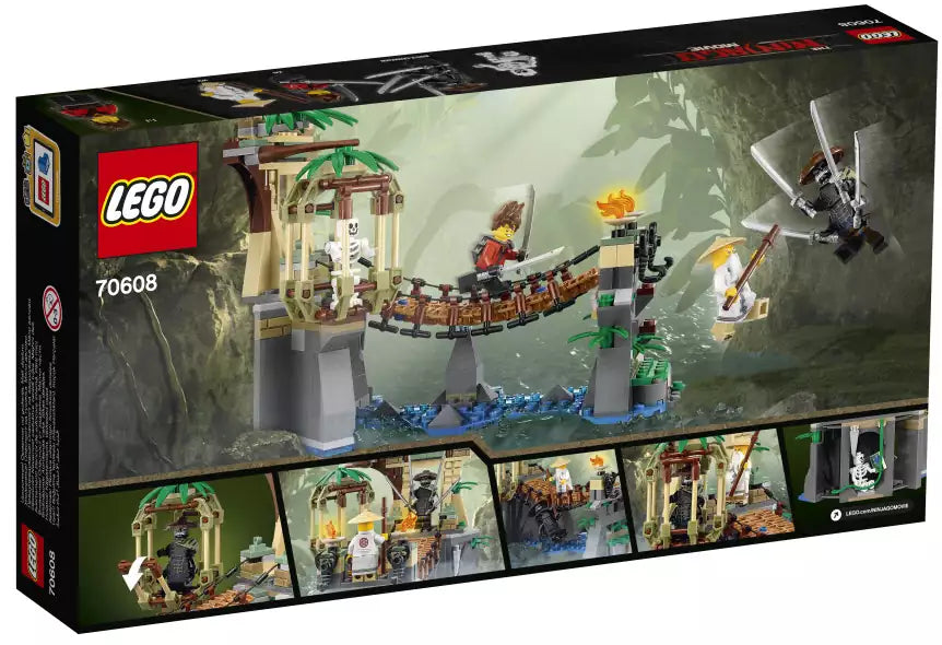 Box Rückansicht: LEGO Ninjago 70608 Meister Wus Wasser-Fall