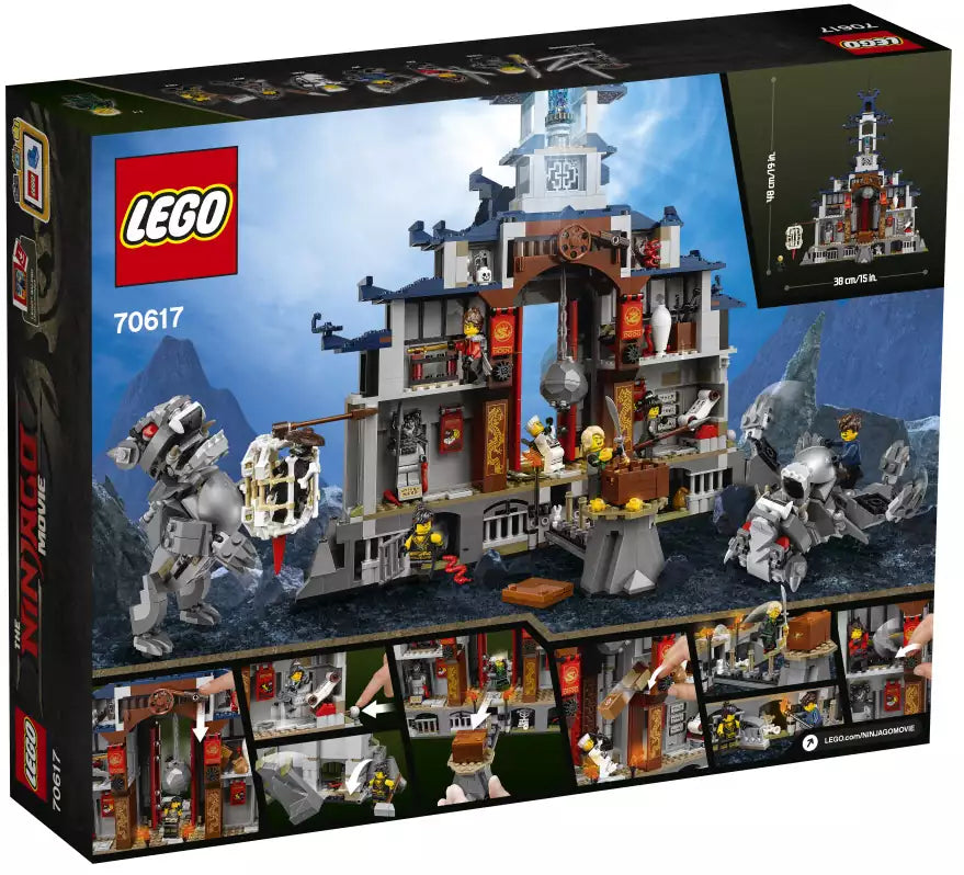 Box Rückansicht:  LEGO Ninjago 70617 Ultimativ ultimatives Tempel-Versteck