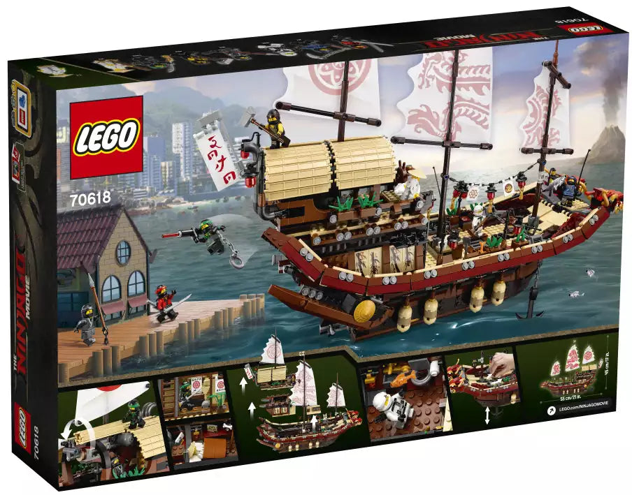 Box Rückansicht: LEGO Ninjago 70618 Ninja-Flugsegler