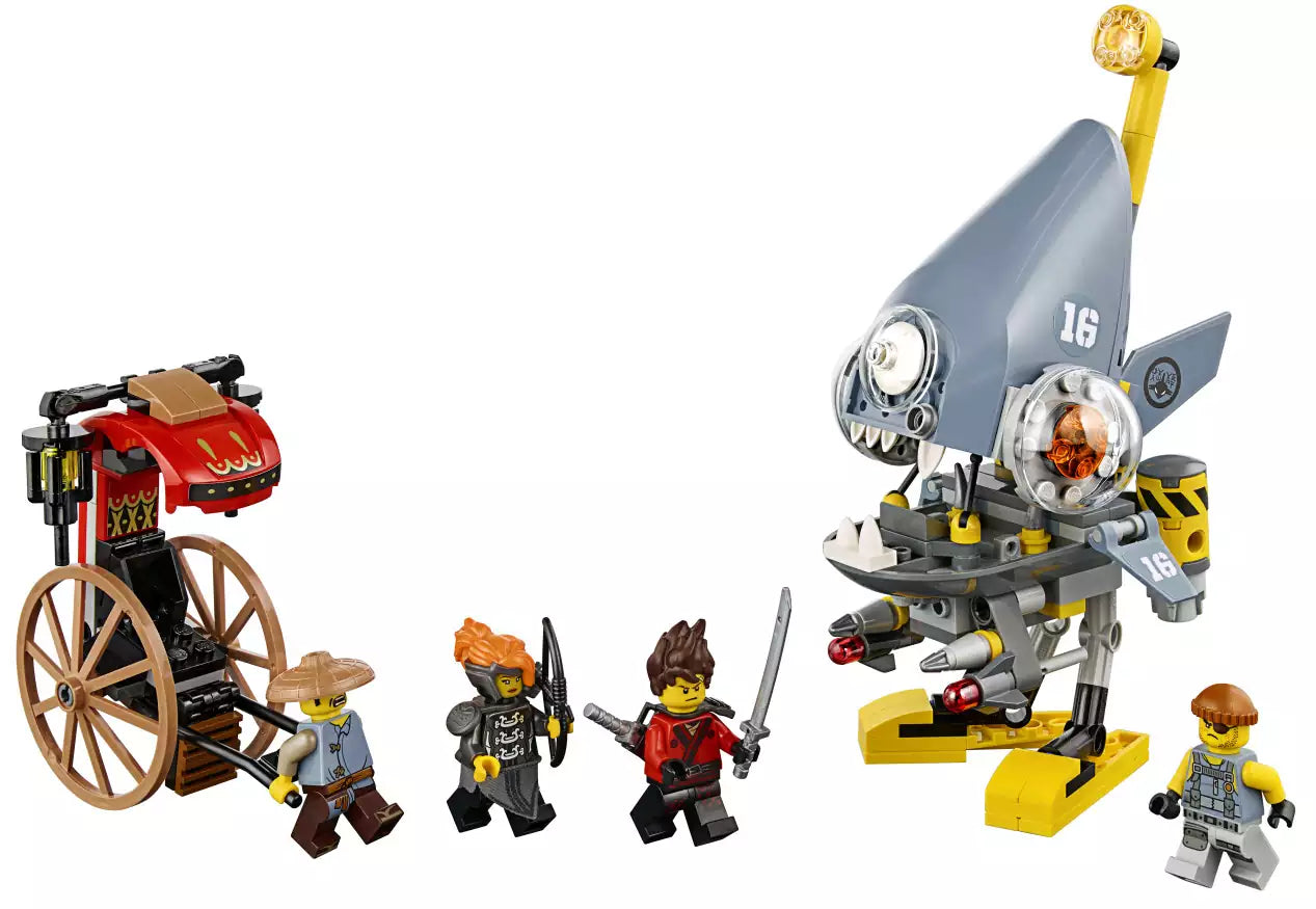 Inhalt: LEGO Ninjago 70629 Piranha-Angriff