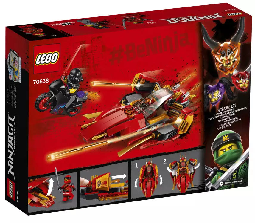 Box Rückansicht: LEGO Ninjago 70638 Katana V11