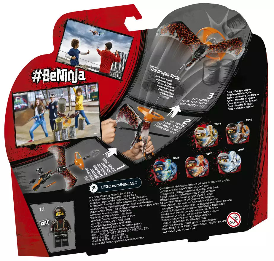 Box RückansichtLEGO Ninjago 70645 Drachenmeister Cole