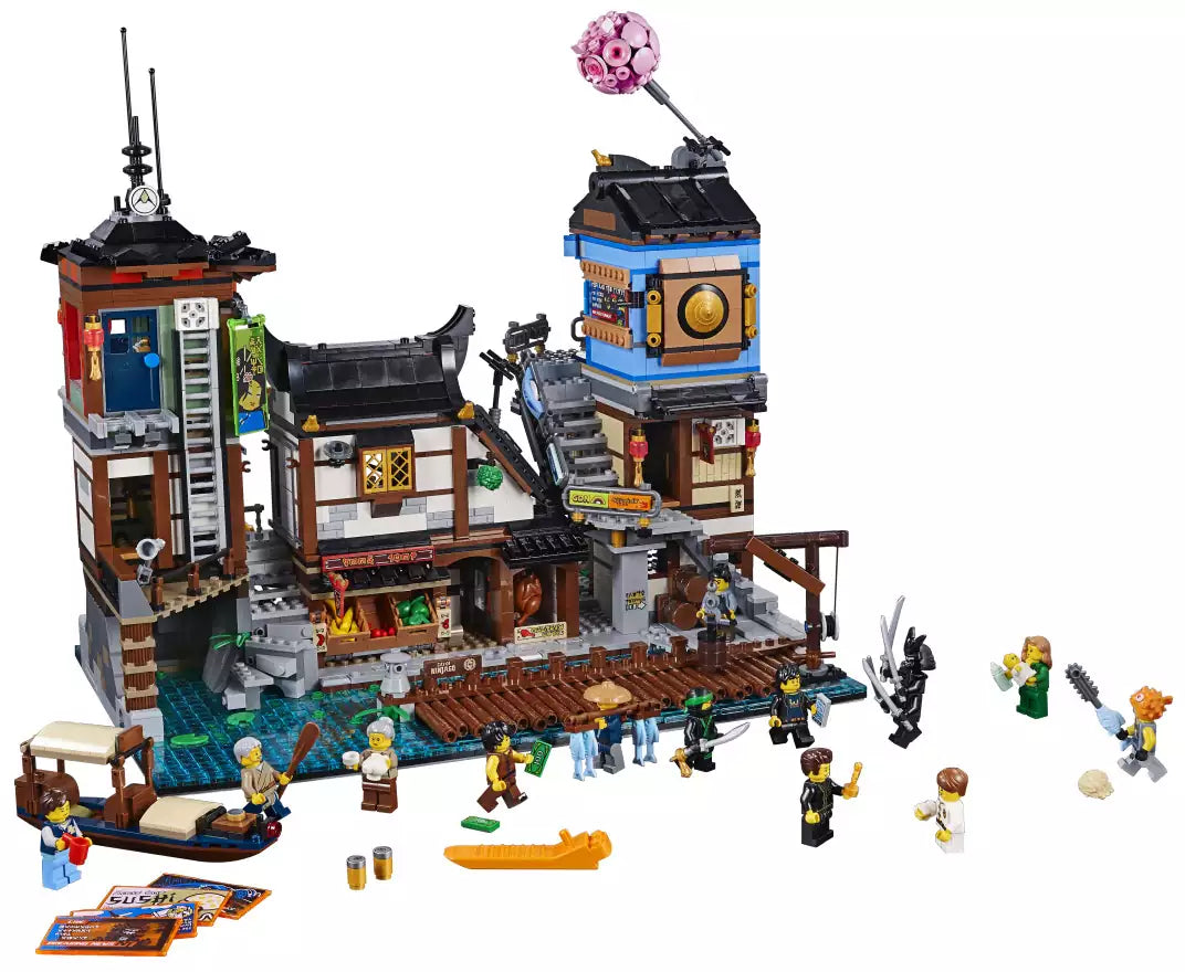 Inhalt: LEGO Ninjago 70657 NINJAGO City Hafen