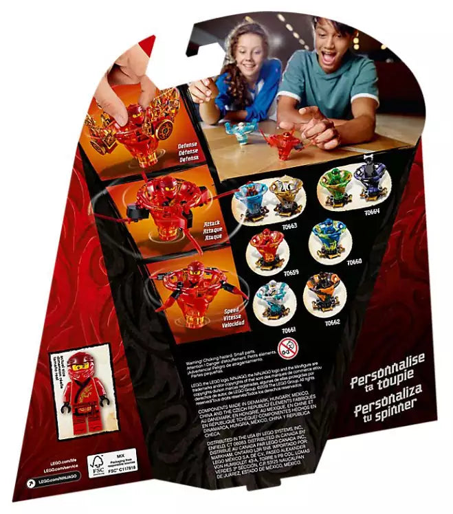 Box Rückseite: LEGO Ninjago 70659 Spinjitzu Kai