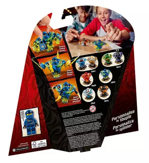 Box Rückseite: LEGO Ninjago 70660 Spinjitzu Jay