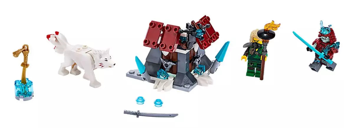 Inhalt: LEGO Ninjago 70671 Angriff des Eis-Samurai