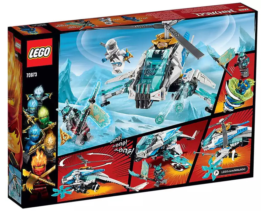 Box Rückansicht: LEGO Ninjago 70673 ShuriCopter