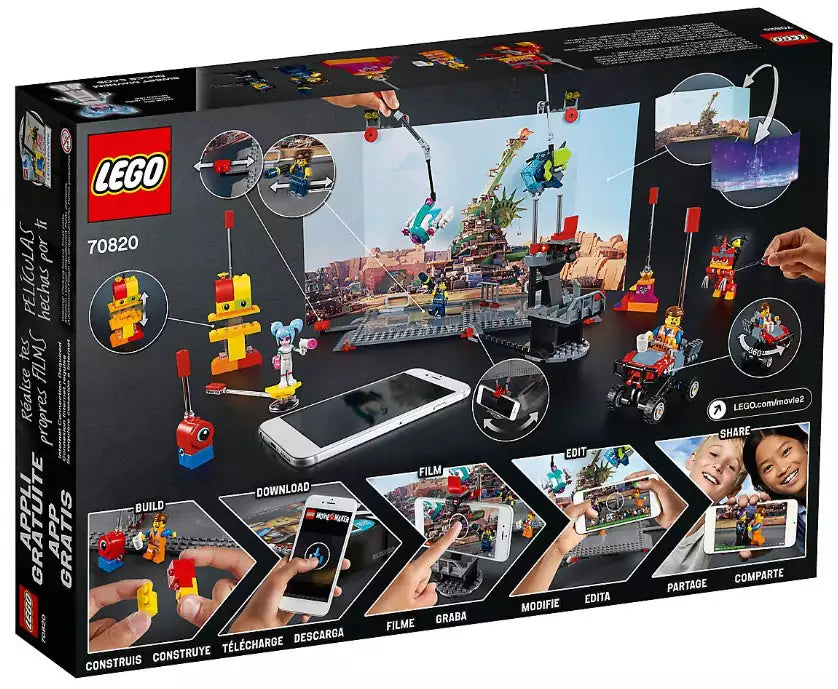 Box Rückseite: LEGO MOVIE 2 70820 Movie Maker