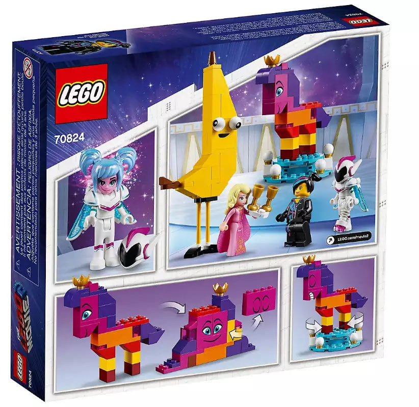 Box Rückseite: LEGO MOVIE 2 70824 Das ist Königin Wasimma Si-Willi