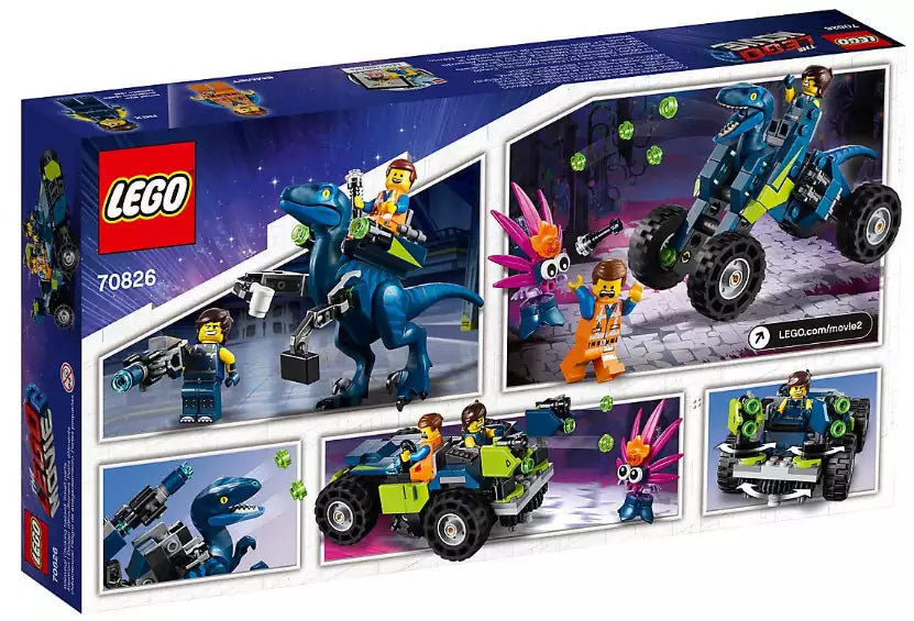 Box Rückseite: LEGO MOVIE 2 70826 Rex