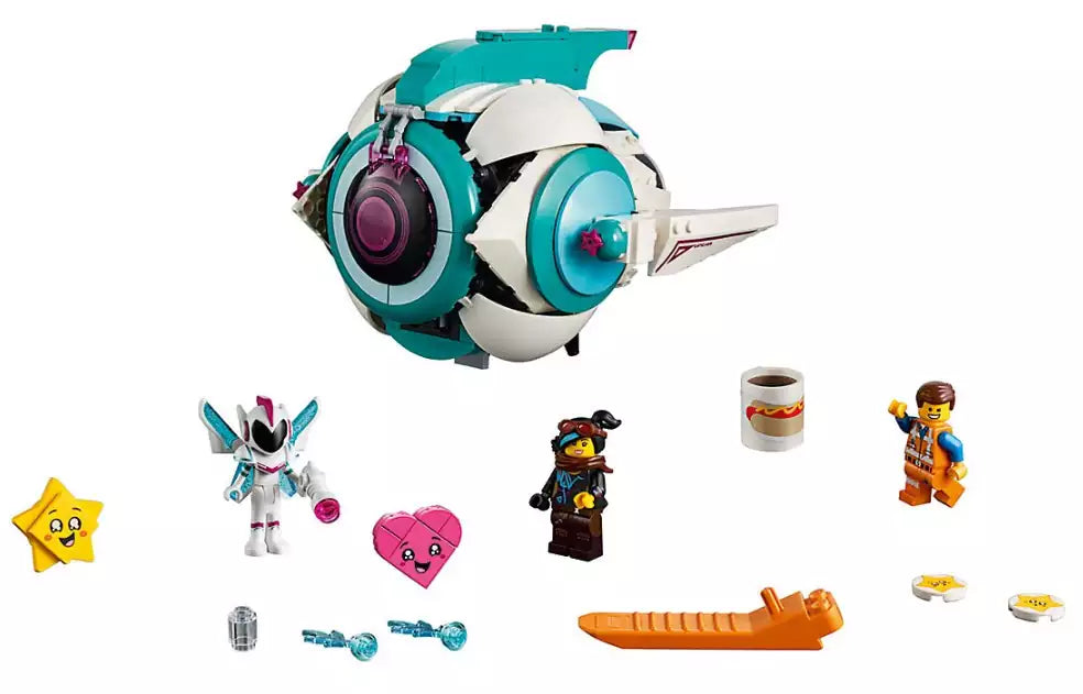 Inhalt: LEGO MOVIE 2 70830 Sweet Mischmaschs Systar Raumschiff