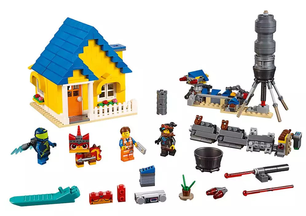 Inhalt: LEGO MOVIE 2 70831 Emmets Traumhaus/Rettungsrakete!