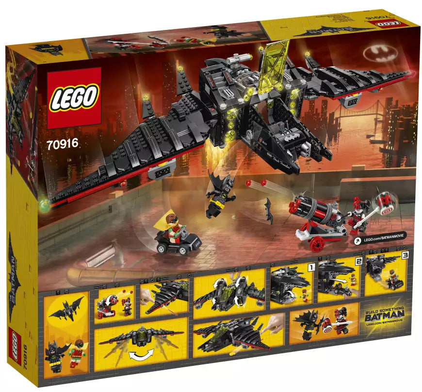 Box Rückansicht: The LEGO Batman Movie 70916 Batwing