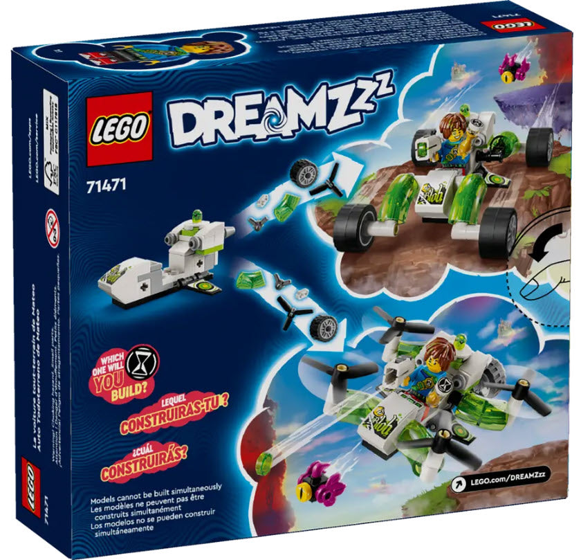 Box Rückansicht: LEGO DREAMZzz 71471 Mateos Geländeflitzer