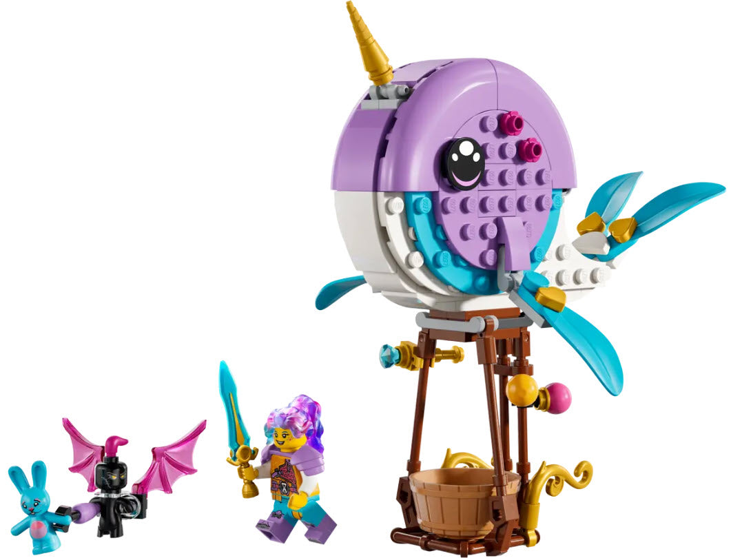 Inhalt: LEGO DREAMZzz 71472 Izzies Narwal-Heißluftballon