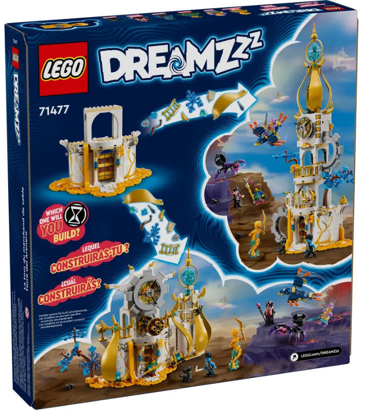 Box Rückansicht: LEGO DREAMZzz 71477 Turm des Sandmanns
