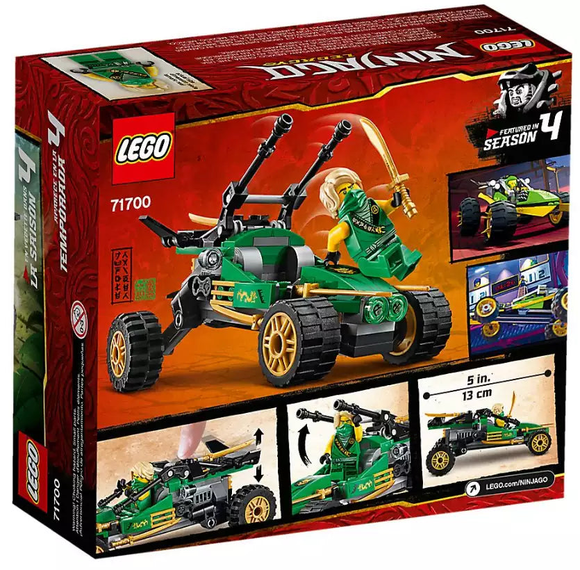 Box Rückansicht: LEGO Ninjago 71700 Lloyds Dschungelräuber