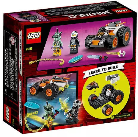Box Rückansicht: LEGO Ninjago 71706 Coles Speeder