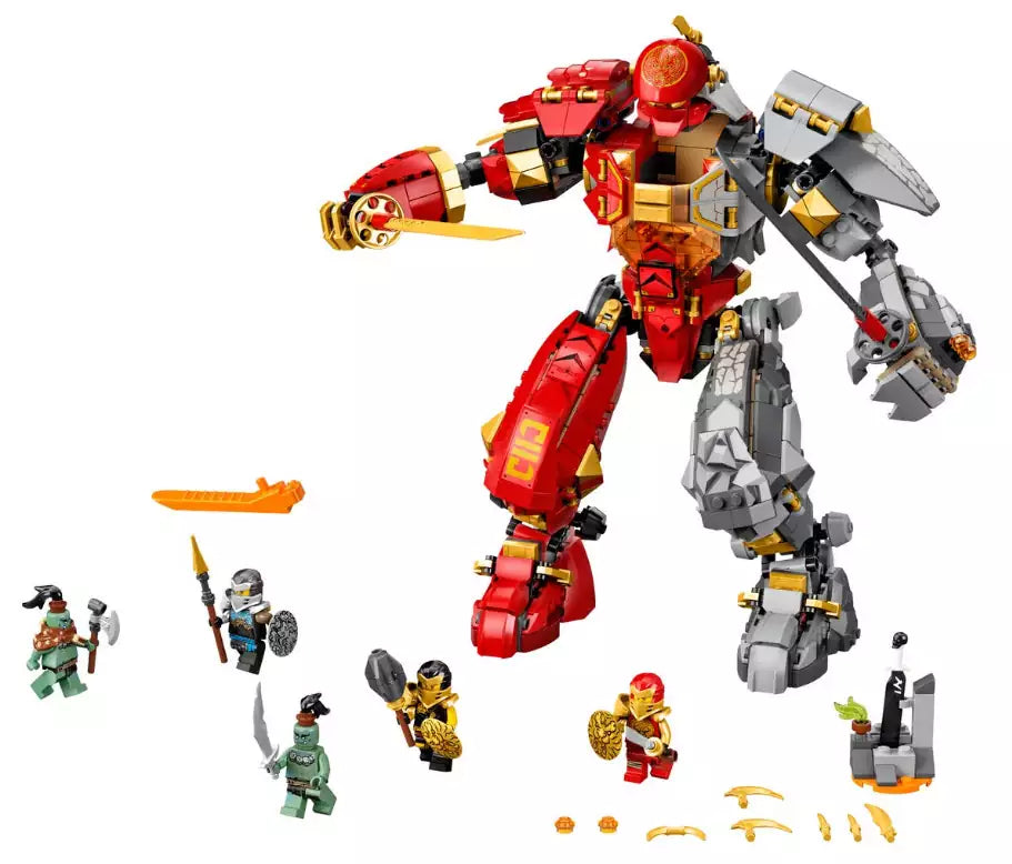 Inhalt: LEGO Ninjago 71720 Feuer-Stein-Mech