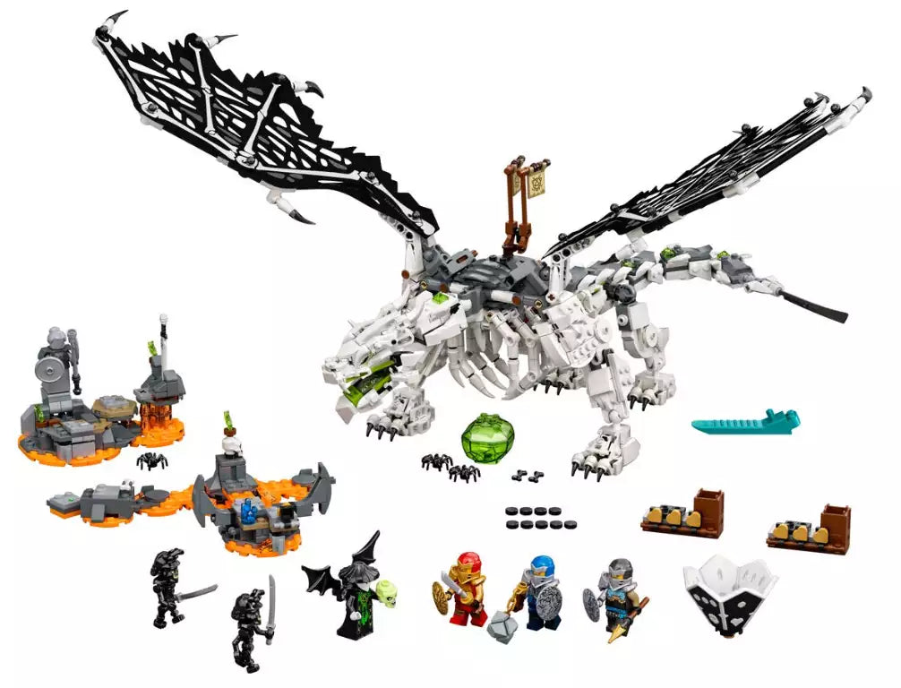 Inhalt: LEGO Ninjago 71721 Drache des Totenkopfmagiers