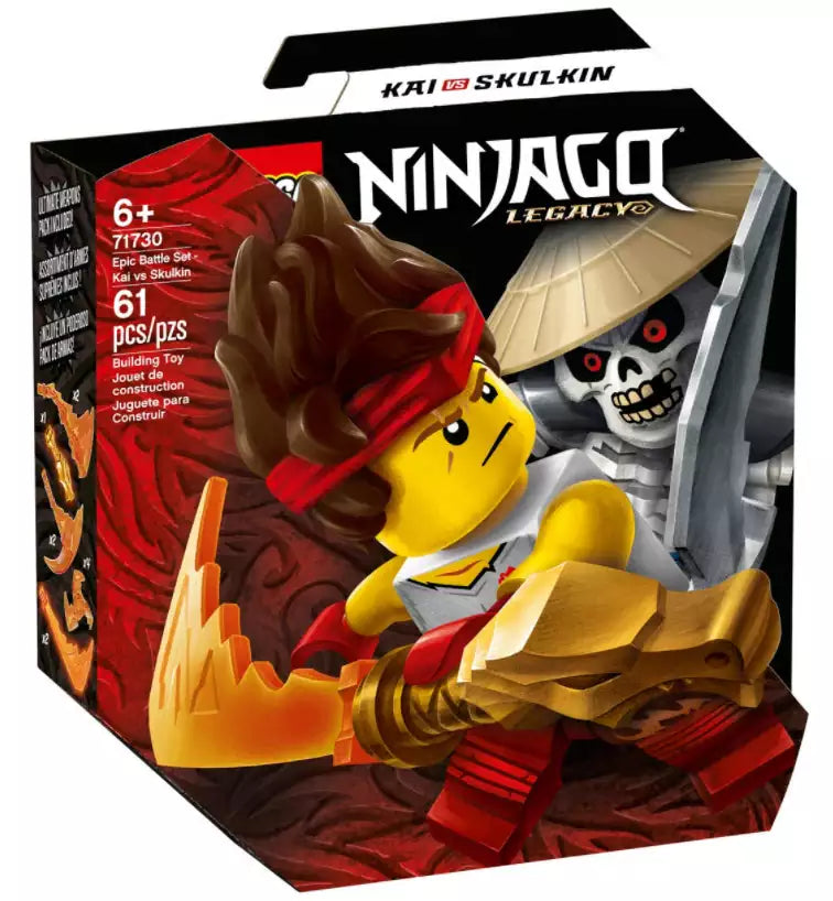 LEGO Ninjago 71730 Battle Set: Kai vs. Skulkin