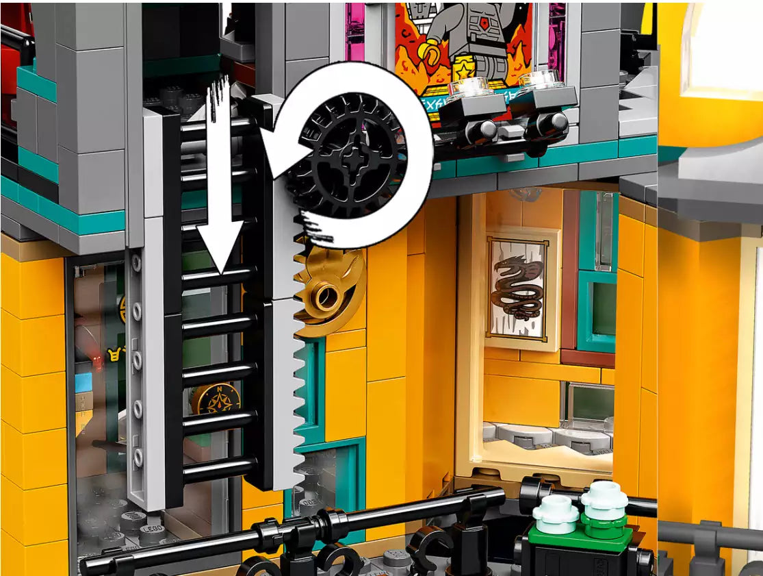 Detail 1: LEGO Ninjago 71741 Die Gärten von NINJAGO City