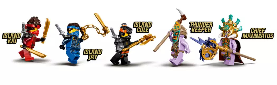 Minifiguren: LEGO Ninjago 71747 Das Dorf der Wächter