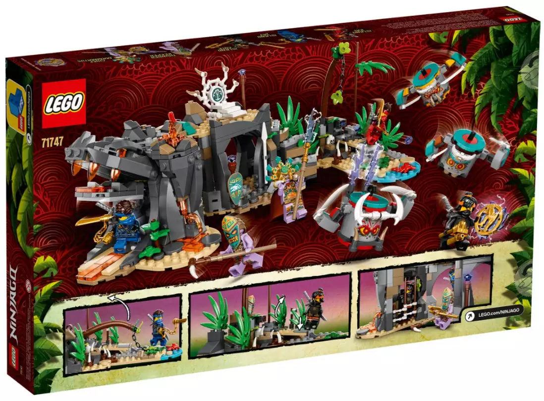 Box Rückansicht: LEGO Ninjago 71747 Das Dorf der Wächter