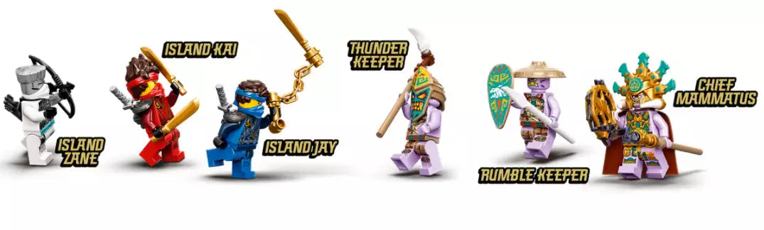 Minifiguren: LEGO Ninjago 71748 Duell der Katamarane